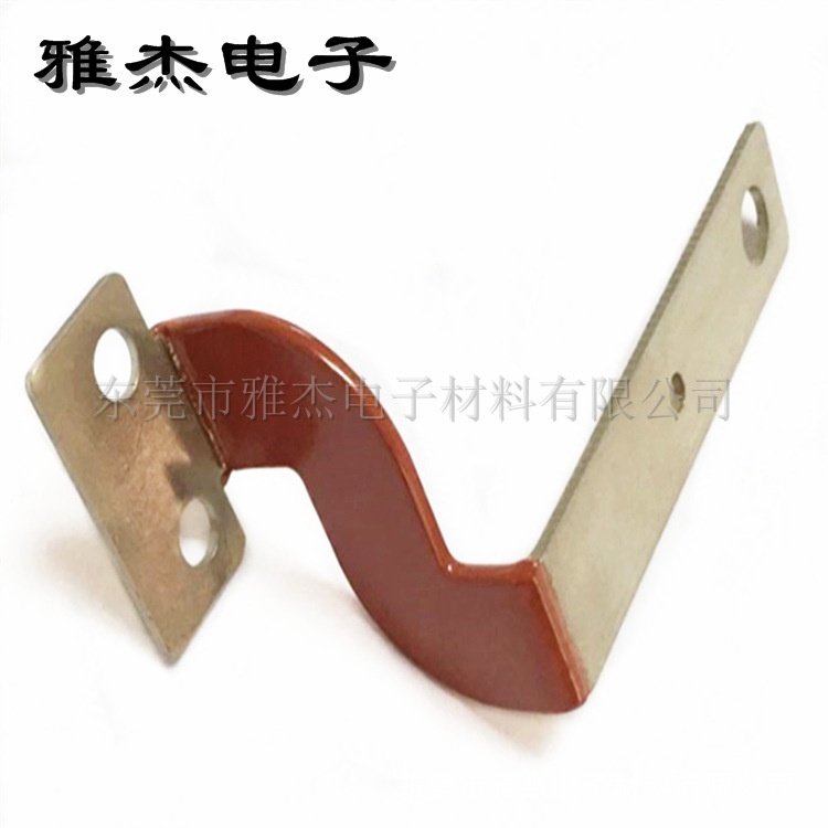 汇流排铜排 带绝缘保护套喷塑铜片 涂层铜排 跨接片 异形铜排折弯