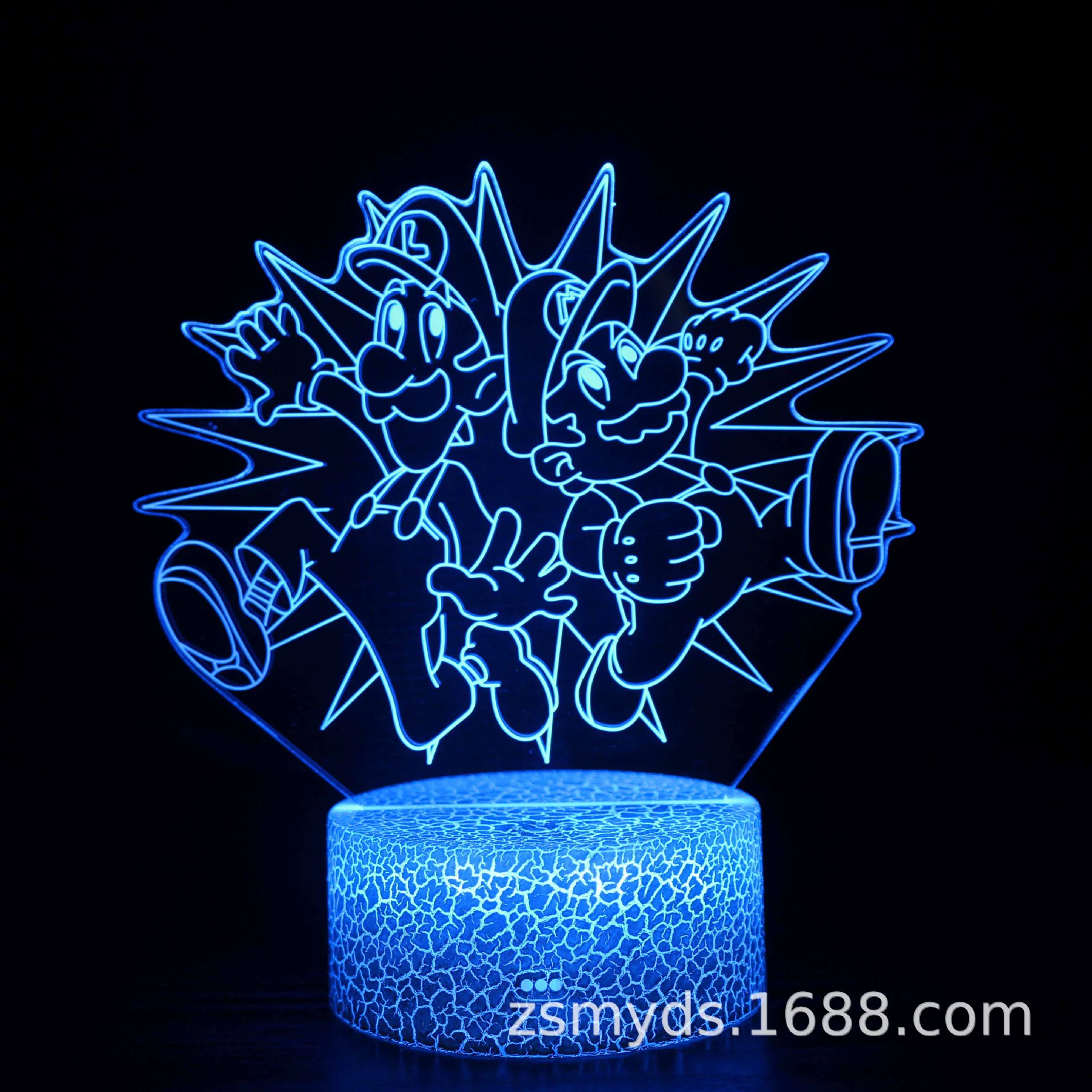 Картинка LED ночник мультфильм, трехмерная настольная лампа с проектором, 3D
