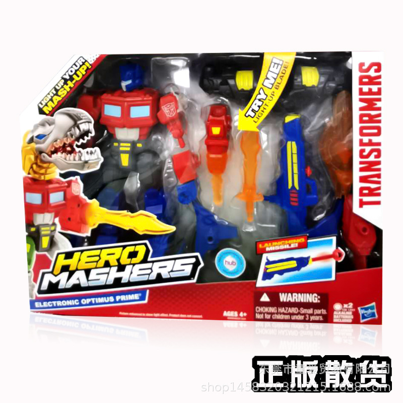 Genuine Transformers Amazing hero series 6 inches Optimus Prime Energy luminescence Toys Stock Toys