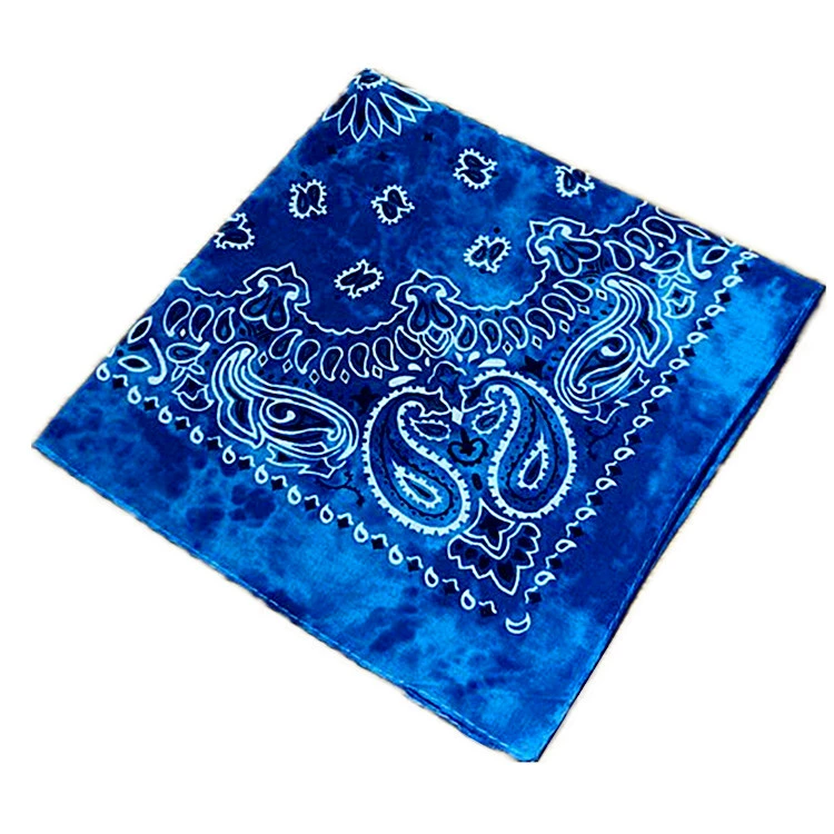 Headscarf, polyester 55 cm, paisley vortex print, one size (multi-color)