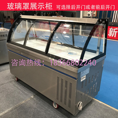 Duck neck cabinet Cooked Display cabinet Cold storage Freezing Fresh cabinet Chilled fresh meat commercial horizontal Cold dish Exhibition