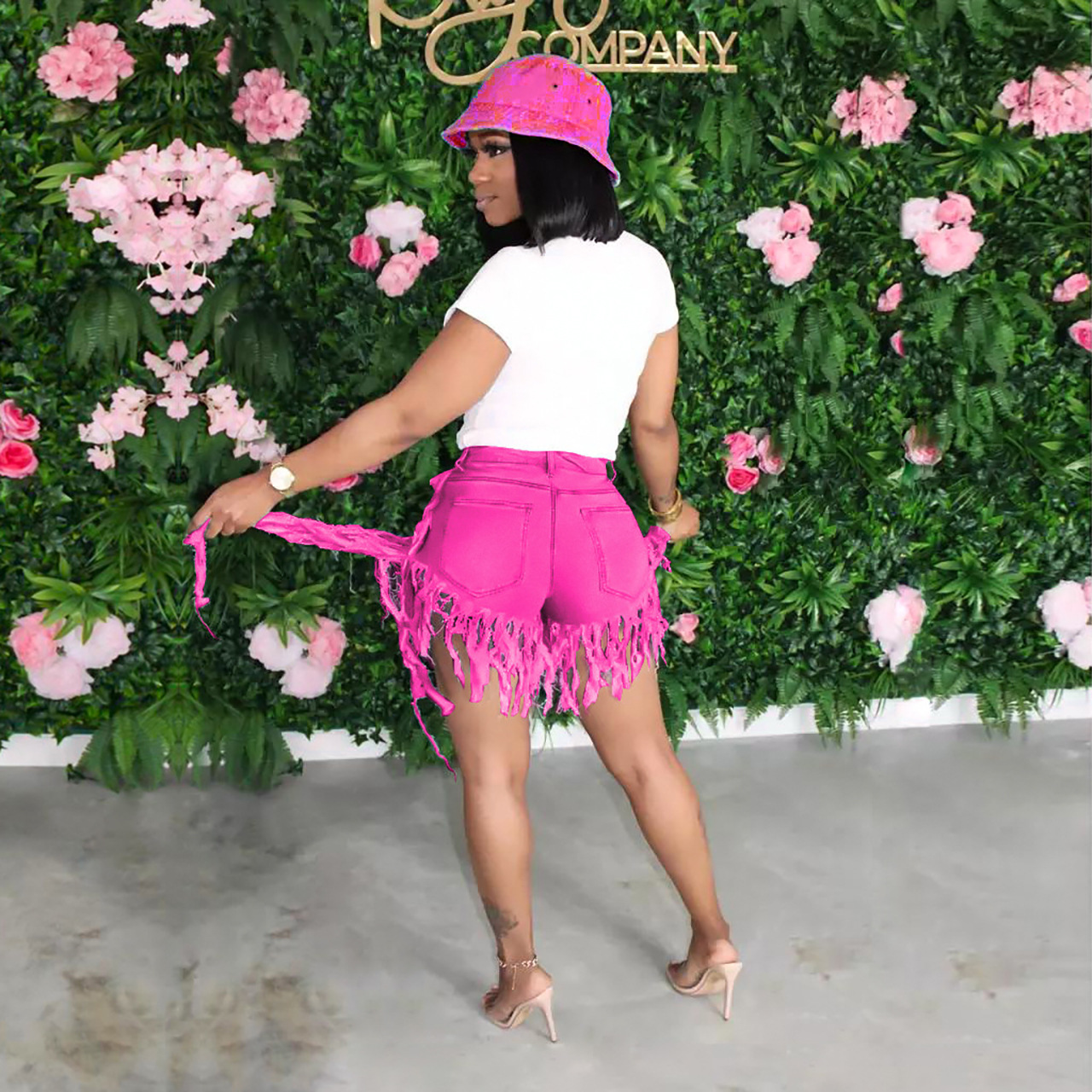 Women Clothing  Women Clothing Tasseled Jeans  Women Clothing (Pants Only) in Shorts