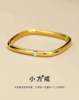 Zhou s925 Sterling Silver gold square Ring Diamonds Square Ring personality Simplicity Ring lovers