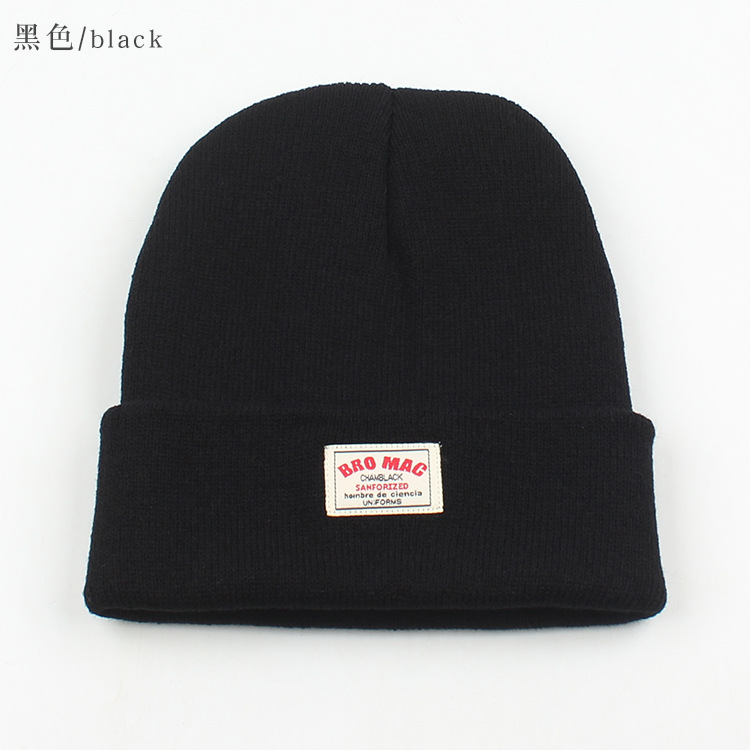 Knitted  New Fashion Patch Hooded Cap display picture 13