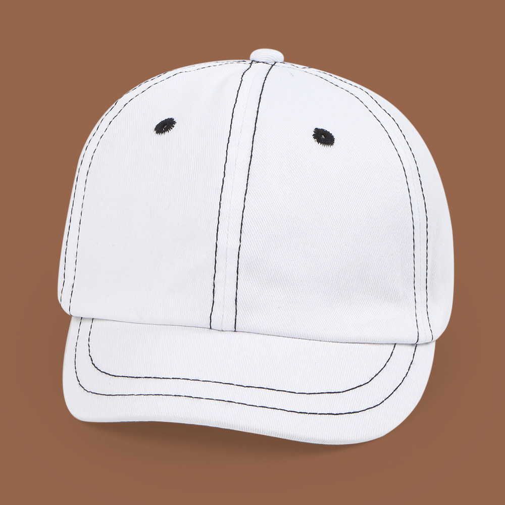 Korean Trend Of The Bright Line Short Brim  Fashion Wild Short Brim Summer Baseball Cap display picture 2