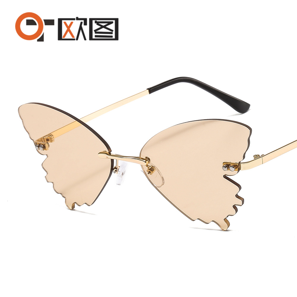 2022 new ladies trendy modern fashion sunglasses 960 European and American butterfly personality cross-border sunglasses