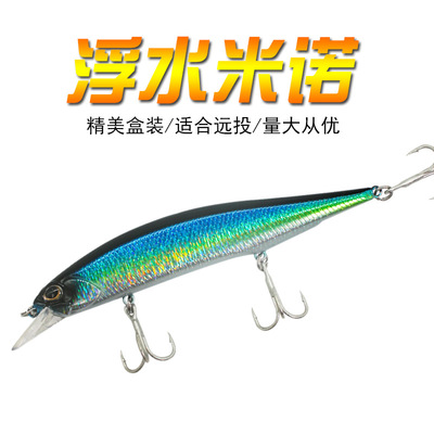 Manufactor wholesale Road sub- 19 G Floating Minnow freshwater Fishing Striped bass Alice mouth Fishing Lures