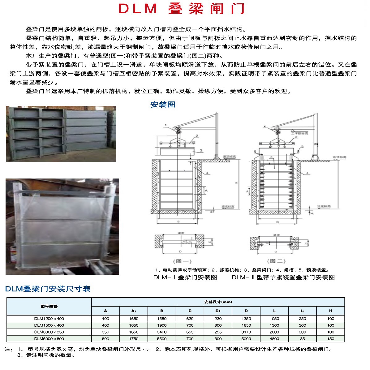 厂家供应不锈钢升降闸门手动电动可配起吊装置水位控制钢制叠梁闸-阿里巴巴