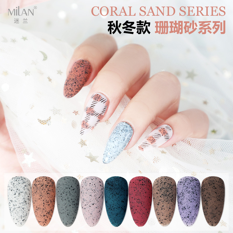 Coral sand solid color nail polish 2023 new sugar phototherapy glue suit Nail Polish glue for nail salon wholesale