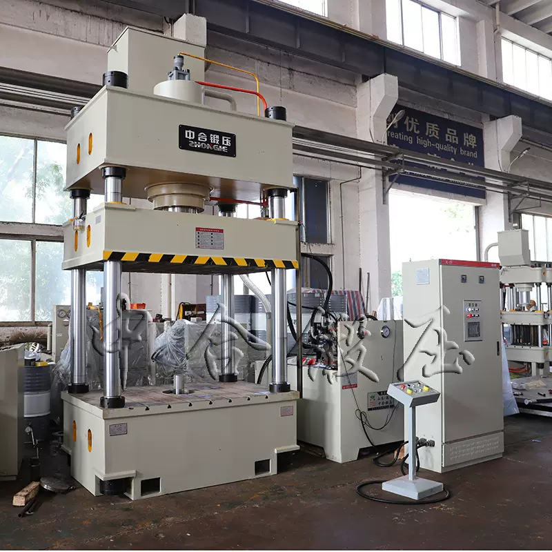 中合锻压现货直销315T四柱油压机 315吨伺服猪用复合漏粪板液压机