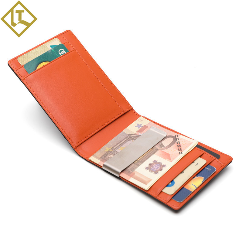 亞馬遜定制 歐美時(shí)尚休閑 輕修平紋超纖 三折多卡位零錢(qián)包美金夾