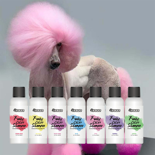 Small paw print opawz pet temporary dyeing shampoo and shower gel for cats and dogs washed several times macaron color 7 color selection