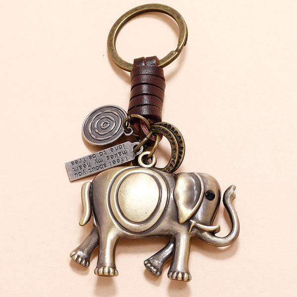 retro creative woven leather pendant handmade
