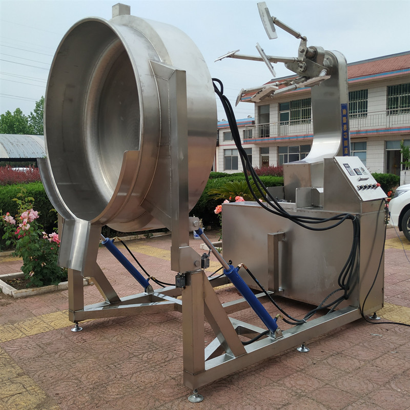 红油辣椒酱炒锅 全自动大型燃气500L行星搅拌炒锅 炒玫瑰花酱设备