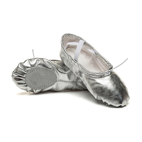 Cat Claw Shoes Children's Gold and Silver Glossy Adult Dance Shoes Women's Body Belly Dancing Shoes Soft Sole Yoga Practicing Shoes