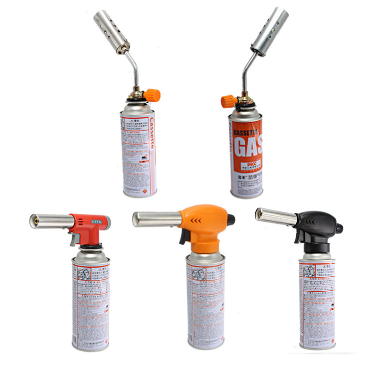 新款卡式氣罐噴火槍戶外燒烤火炬烘焙點火器燒豬毛火焰槍點炭噴槍