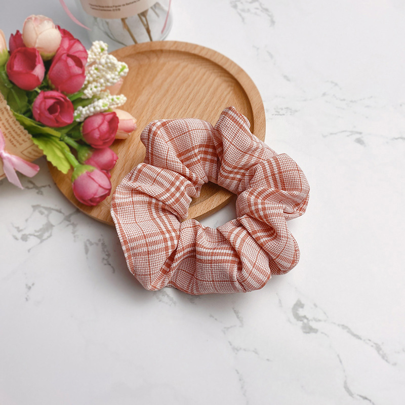 Korean Simple Fabric Floral Sweet Hair Scrunchies display picture 22