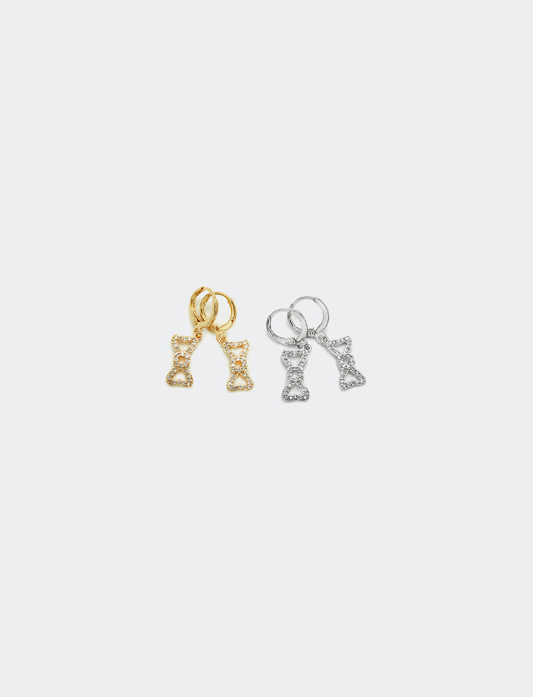 Fashion Butterfly Copper Earrings Gold Plated Zircon Copper Earrings display picture 7