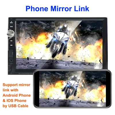 Player Bluetooth 7010 Android/Apple – Car mp4