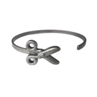 Simple Alloy Scissors Bracelet display picture 2