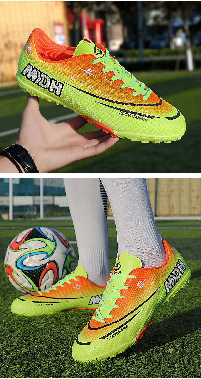 Neu AG Fußball Jugend Student Leder Füße TF Gebrochen DingTalk Künstliche Rasen Wettbewerb Sport_voghion.com