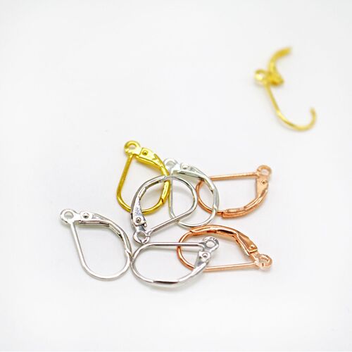 925 Pure Silver French Ear Hook DIY Pure Silver Jewelry Accessories French Ear Hook D-Shaped Clasp Jewelry Accessories Wholesale