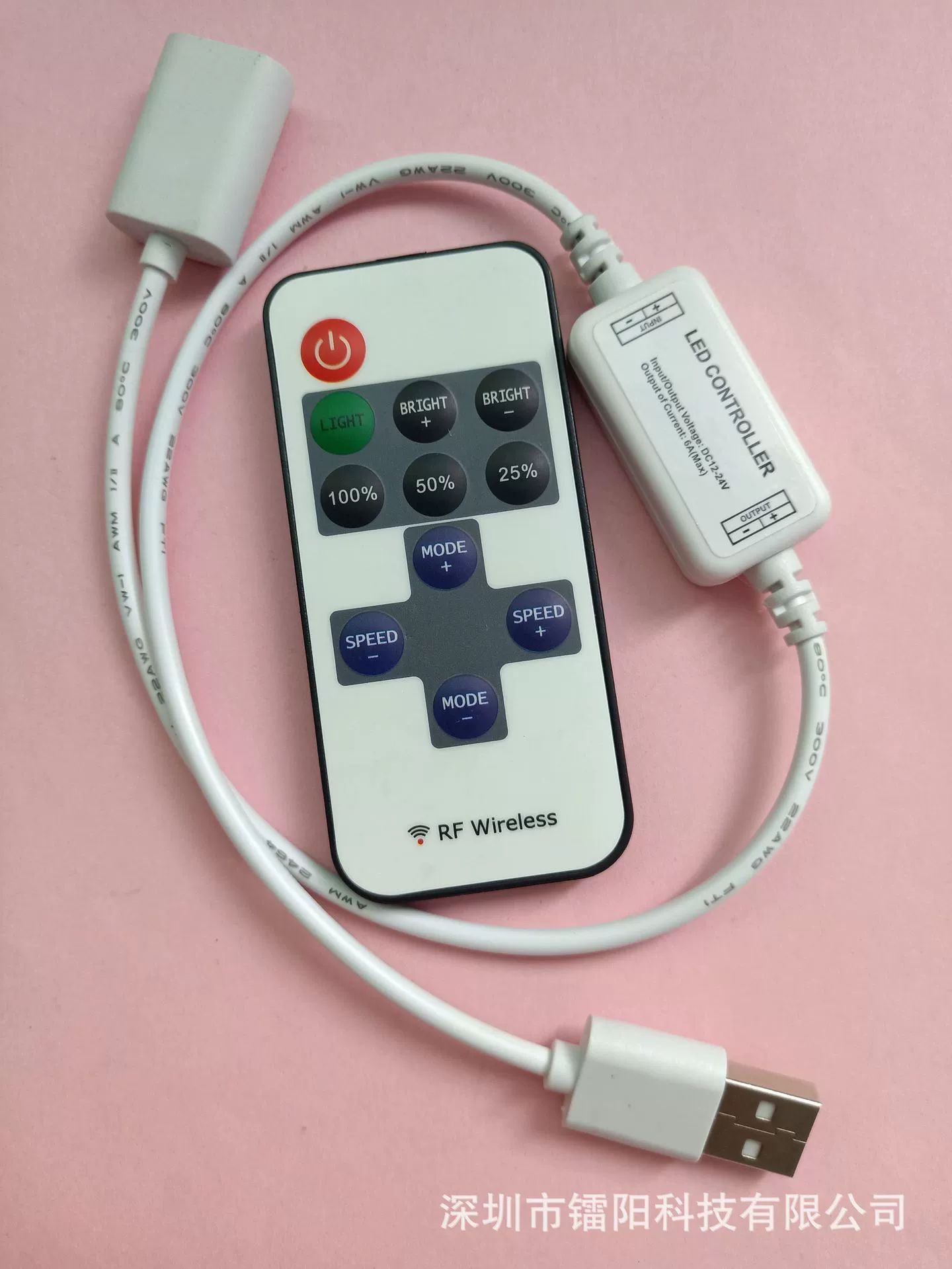 USB диммер RF мини монохромный диммер DC5V беспроводной мини регулятор для светодиодной ленты