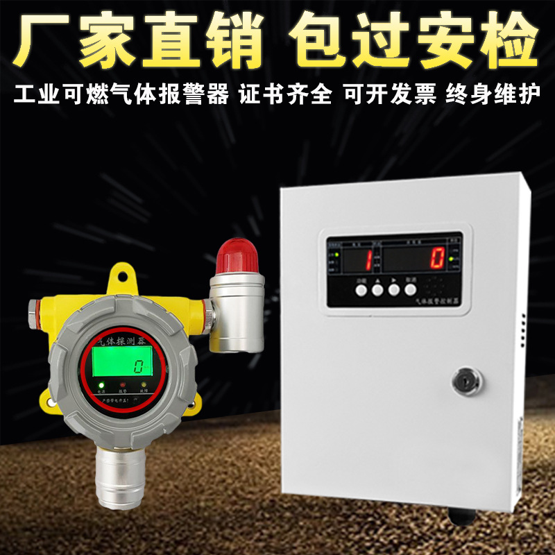 Manufactor supply Fixed acousto-optic poisonous Gas Alarm Industry NO2 Nitrogen dioxide detector Tester