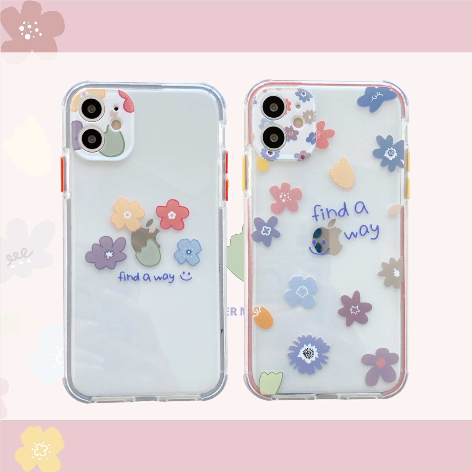 Phonecase For Iphone 11pro Xs Two-color Anti-fall Painted Mobile Phone Case Wholesale Nihaojewelry display picture 6