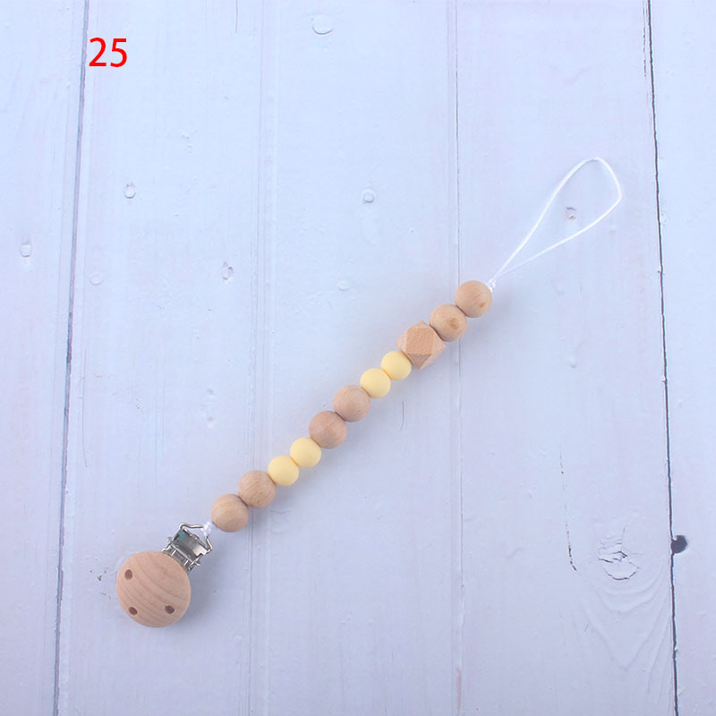 Nueva fábrica directa bebé Beech juguete mordedor bebé chupete de silicona pezón anti-gota cadena materna y infantil suministros