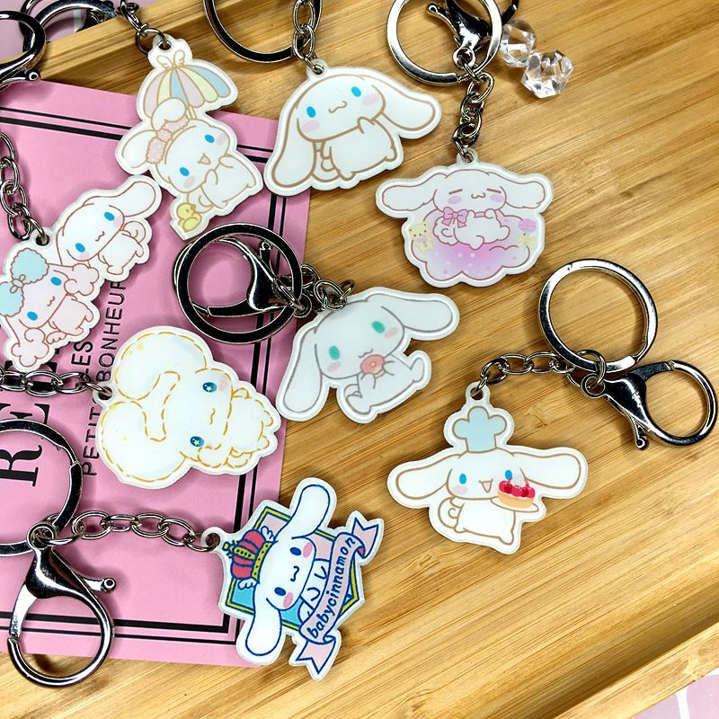 customized Acrylic Key buckle Yuguigou button Key chain Pendant custom the republic of korea INS Cartoon