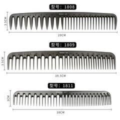 New stylish hair cutting comb, high-temperature resistant, smooth hair comb, beauty salon women hair cutting two-in-one comb, long and wide-tooth comb, factory made