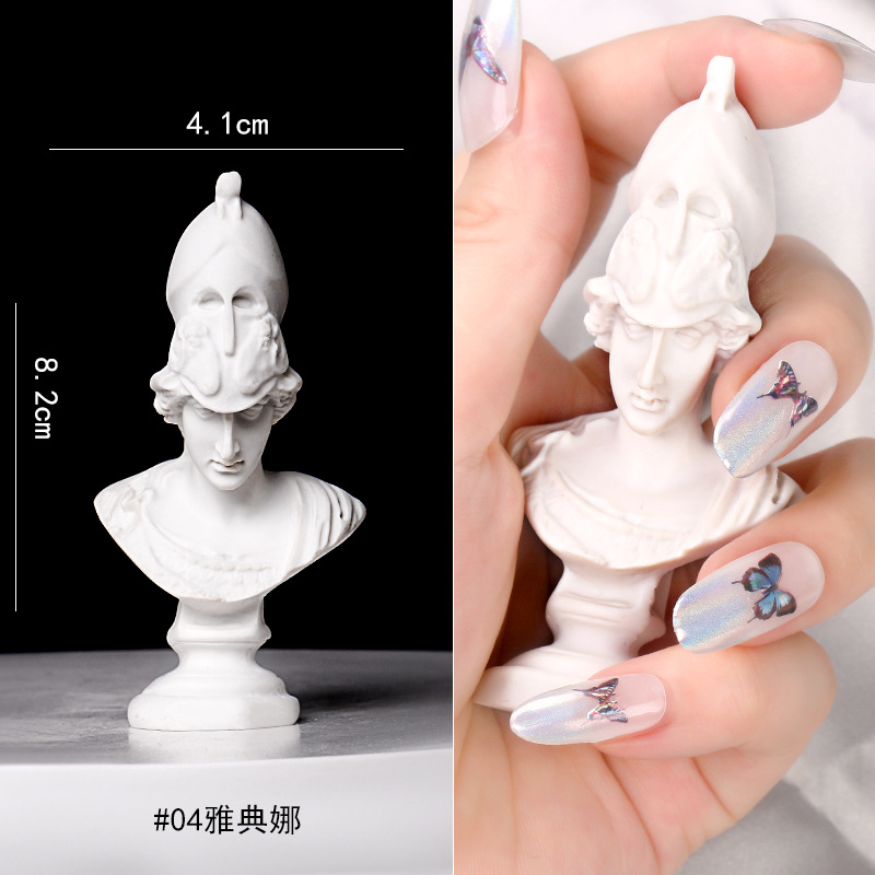 El mismo estilo de uñas fotografía apoyos decoración creativa David Apollo Manicura retro INS en línea decoración de celebridades Pequeño Libro Rojo