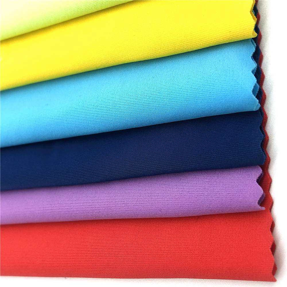 泳装布 哑光弹力经编针织布 锦氨纶贴身柔软超细面料