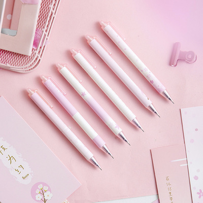 new pattern originality Stationery fashion link cherry blossoms Pink suit student Roller ball pen box-packed wholesale