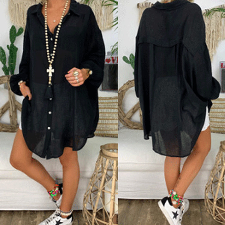 Wish Bamboo Fabric Solid Color Casual Long Sleeves Shirt 10 Wish Bamboo Fabric Solid Color Casual Long Sleeves Shirt
