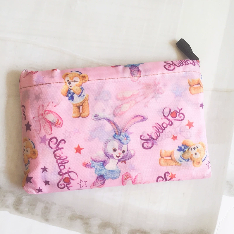Nuby, cartoon handheld big folding shopping bag, storage system one shoulder, (Physicals)