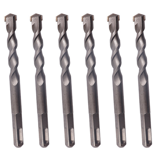Premium electric hammer drill bit, square handle four-pit impact drill bit, concrete construction drill bit, carbide