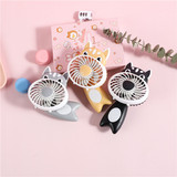 Мультяшный маленький складной портативный вентилятор