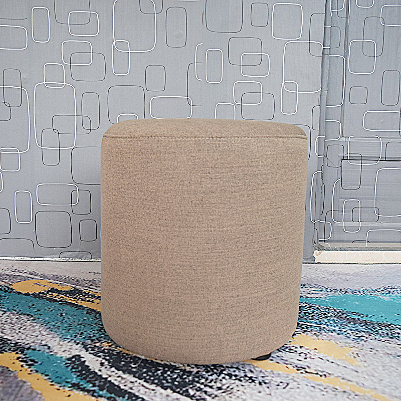 布艺小凳子矮凳家用儿童圆凳时尚客厅沙发茶几凳创意墩子换鞋凳