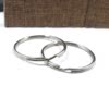 Manufactor supply Nickel 16mm Metal Key ring Hanging ring Arts and Crafts Aperture Key buckle Accessories