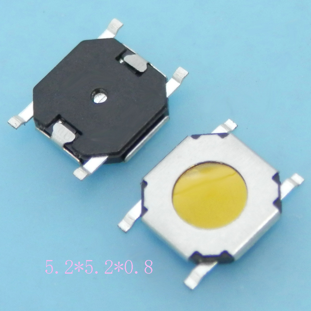 6X6/12X12 防水直插贴片卧式侧按键常闭常开触发带灯微型轻触开关