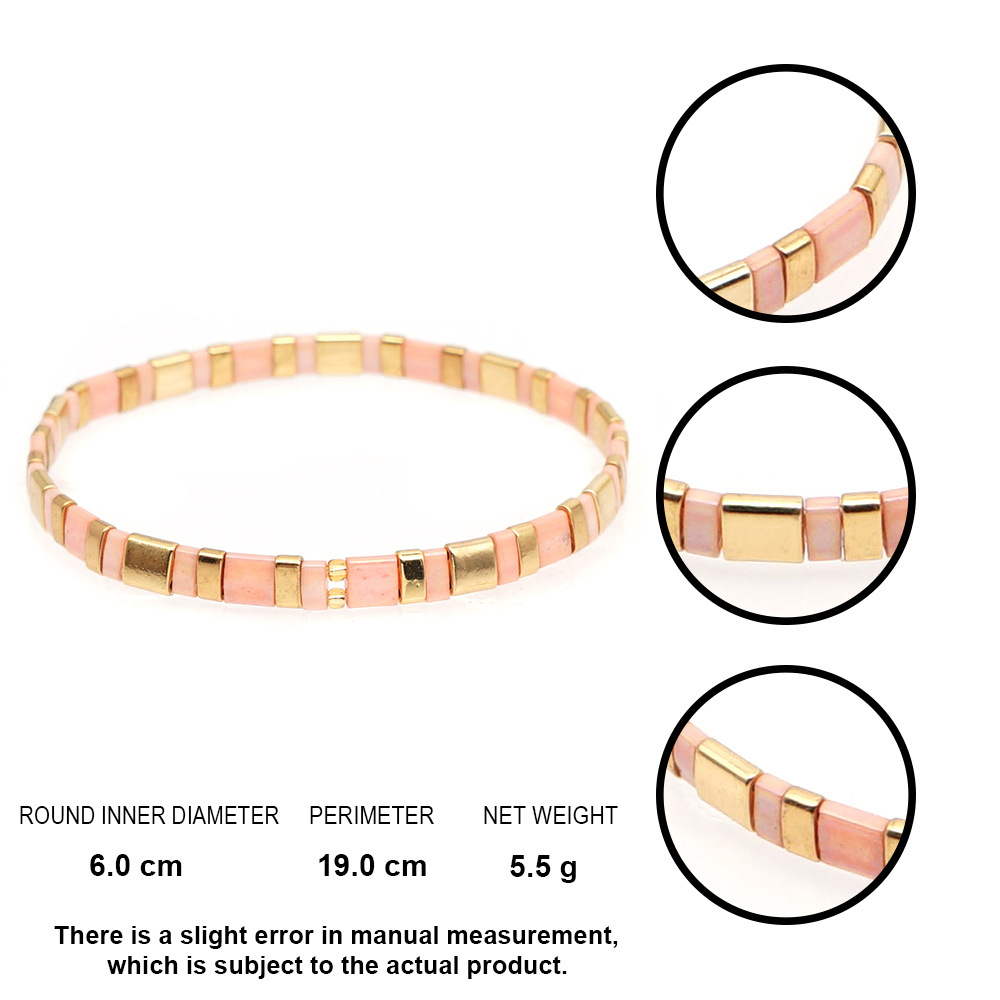 Fashion Rhombus No Inlaid Wholesale Bracelets display picture 16