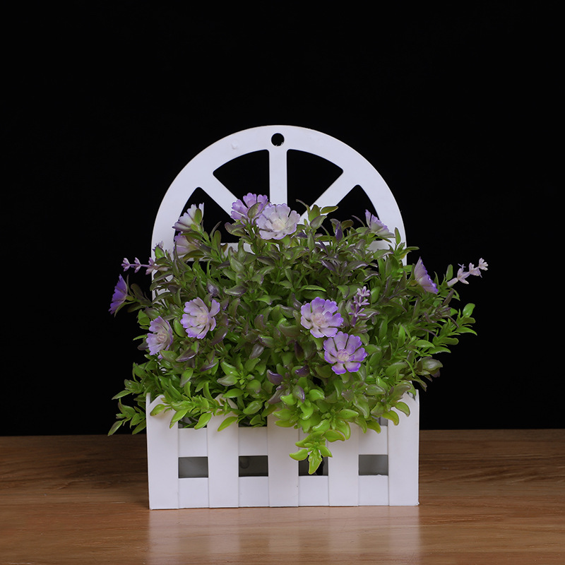 Decorative items, flower arrangements, potted plants, home decoration, wall hangings, hanging plants, plastic artificial flowers, dried flowers, artificial floral art sets detail image 2