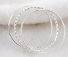 Silver universal fashionable silver bracelet, Korean style, simple and elegant design, wholesale