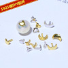 DIY pearl accessories s925 sterling silver blocked fancy T -shaped needle patch sealing pearl plug