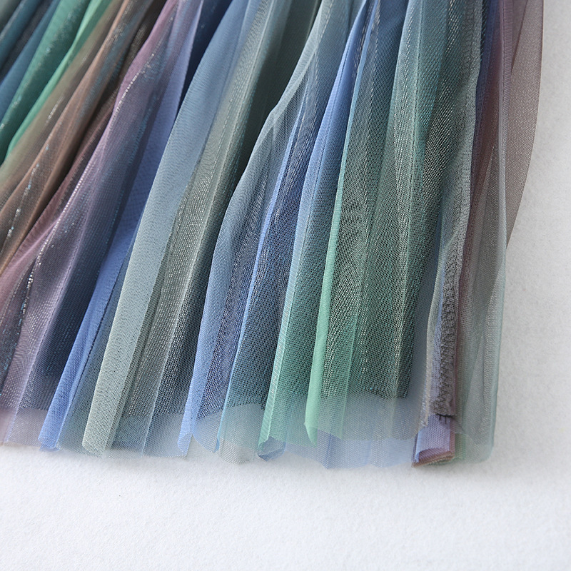 Gradient Pleated Skirt 7