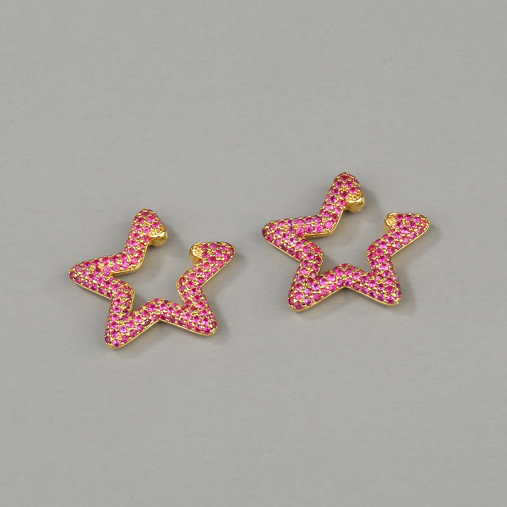 Fashion New Rainbow Star Ear Bone Clip display picture 7