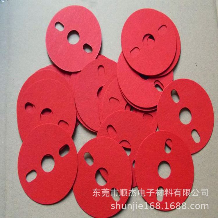 快巴纸垫片 自粘红钢纸绝缘垫螺丝垫片 防火阻燃耐高温快巴纸批发