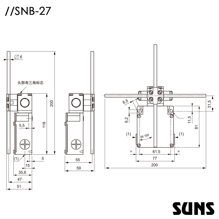 SNB-27尺寸图